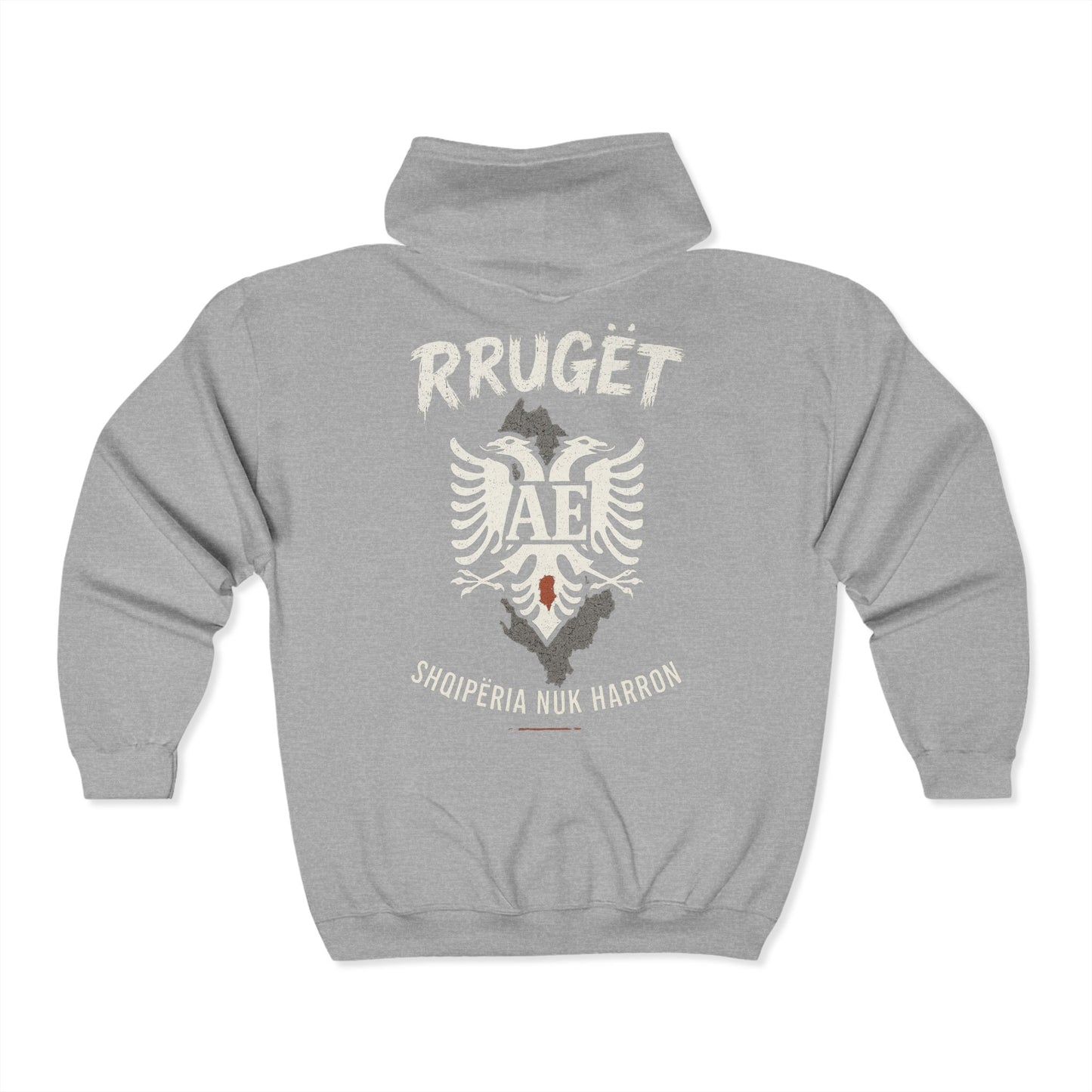 Albanian Streets Zip Hoodie